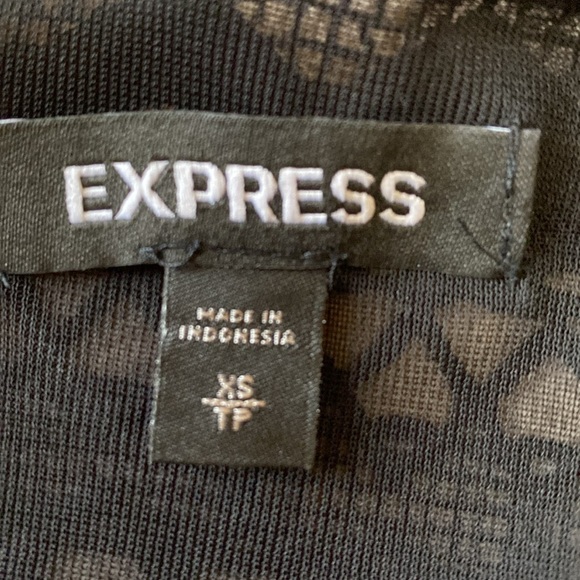 Express lace peplum blouse. Size XS - Picture 6 of 8